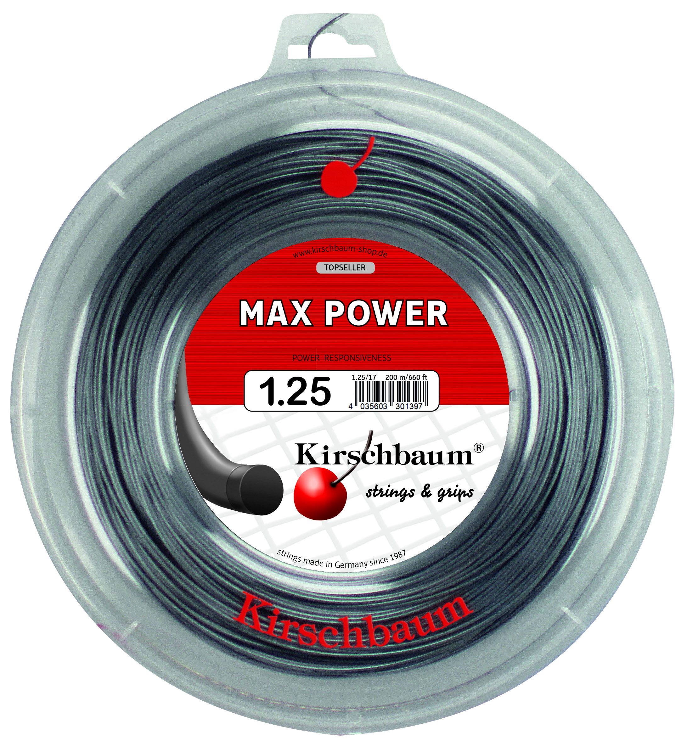 Artikelbild 1 des Artikels “Max Power anthrazit 200 Meter Rolle 1,25mm“