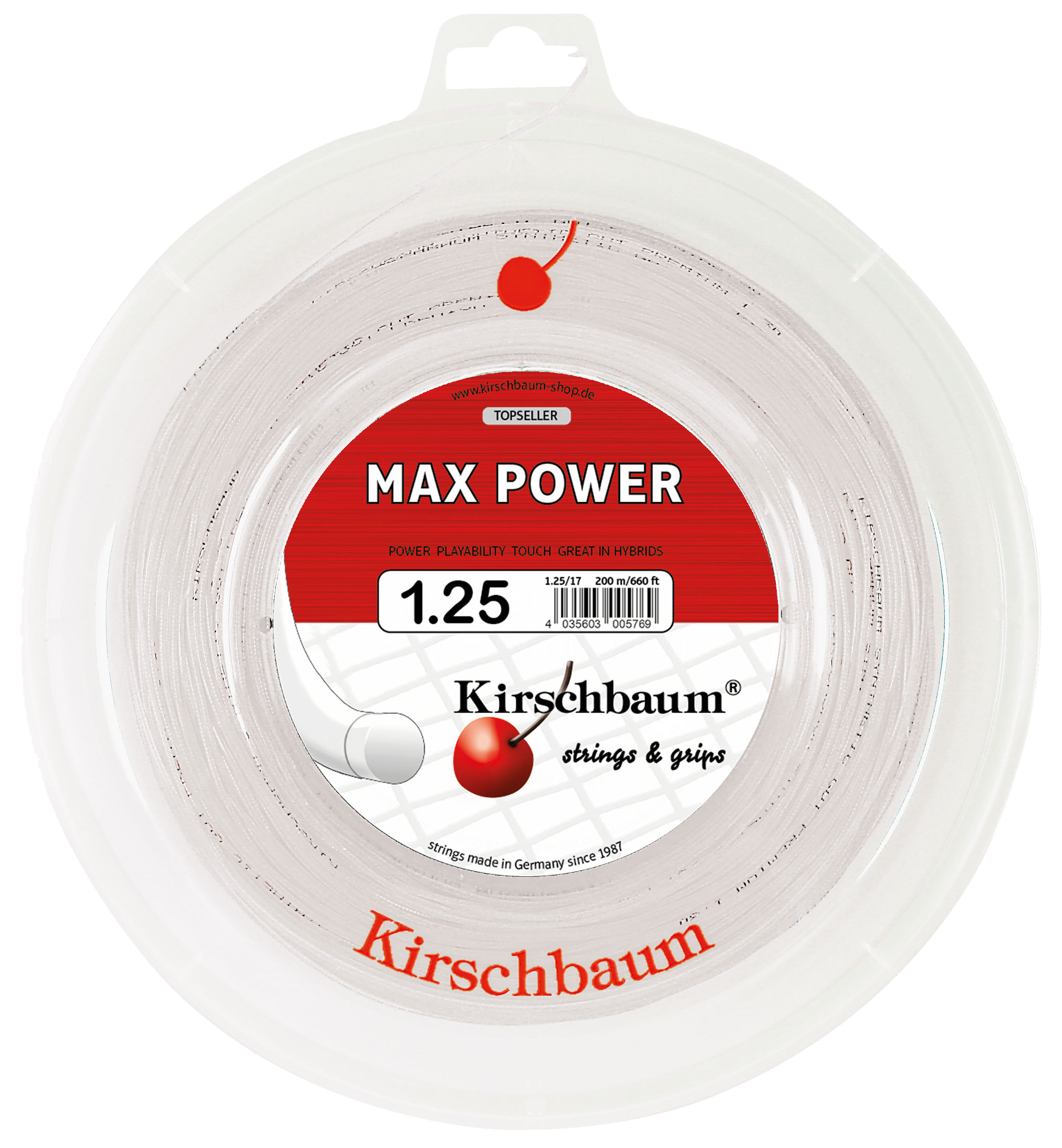 Artikelbild 1 des Artikels “Max Power weiss 200 Meter Rolle 1,25mm“