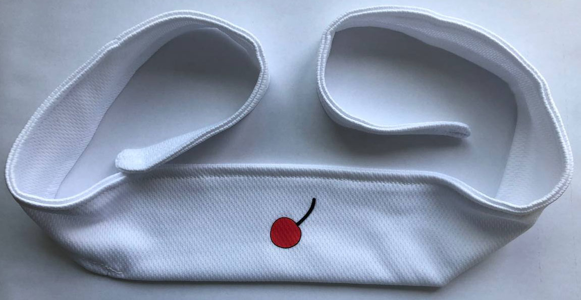 Artikelbild 1 des Artikels “Stirnband weiss mit Logo - 1 Stück “