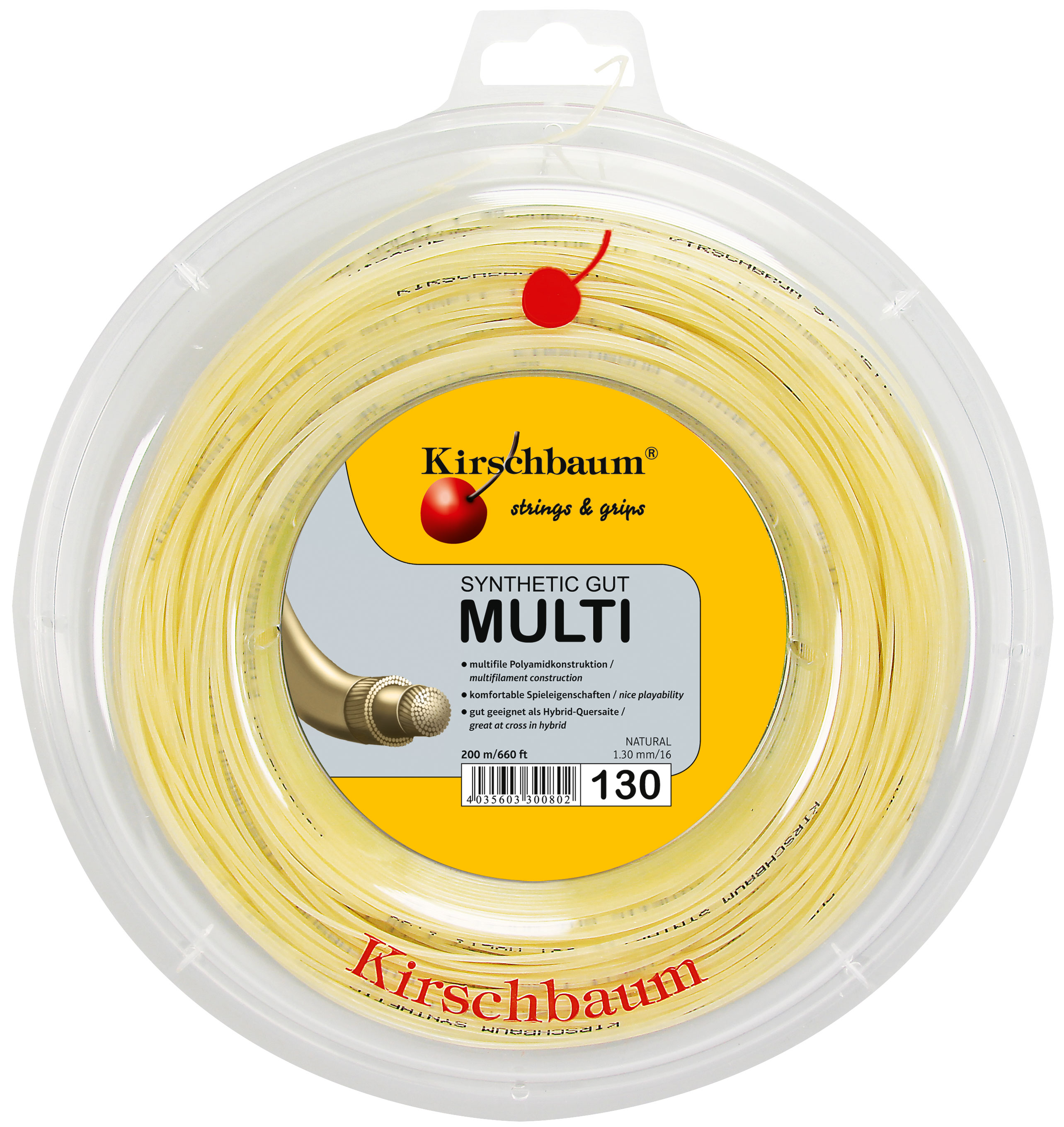 Artikelbild 1 des Artikels “Synthetic Gut Multi 130 gold - 200 Meter Rolle “