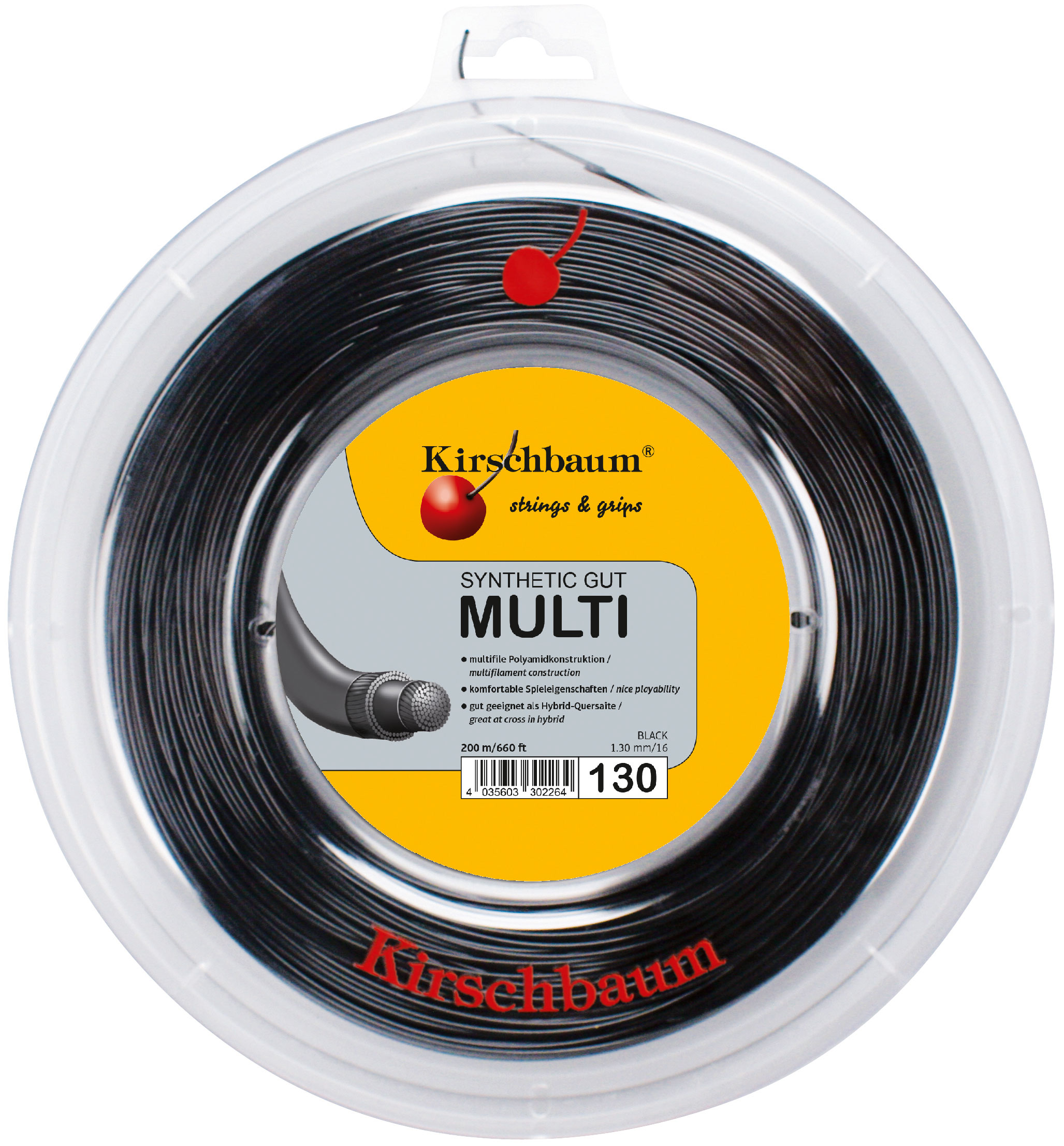 Artikelbild 1 des Artikels “Synthetic Gut Multi 130 schwarz - 200 Meter Rolle “
