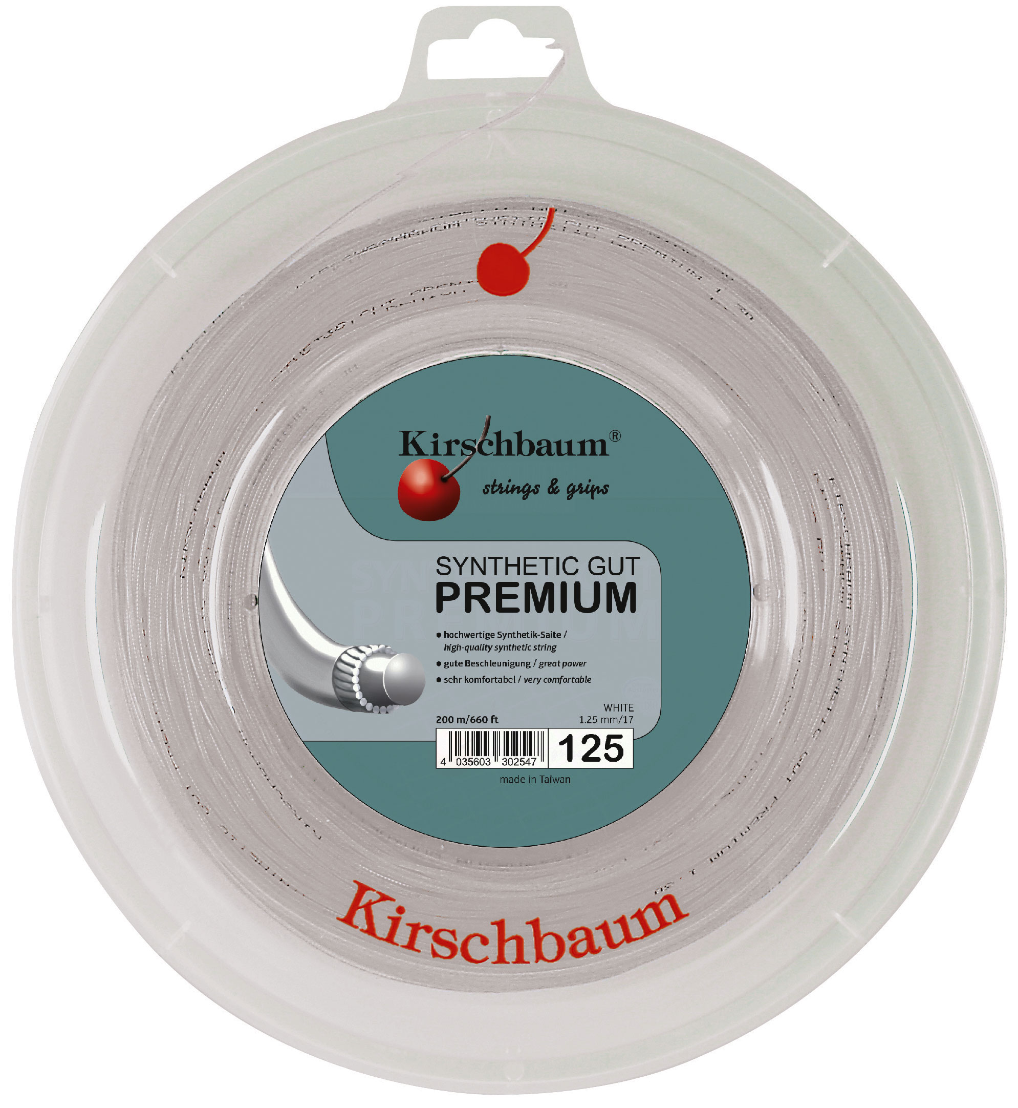 Artikelbild 1 des Artikels “Synthetic Gut Premium weiss- 200 Meter Rolle “