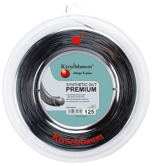 Artikelbild 1 des Artikels “Synthetic Gut Premium schwarz- 200 Meter Rolle “